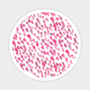 Imperfect brush strokes - pastel pink Magnet